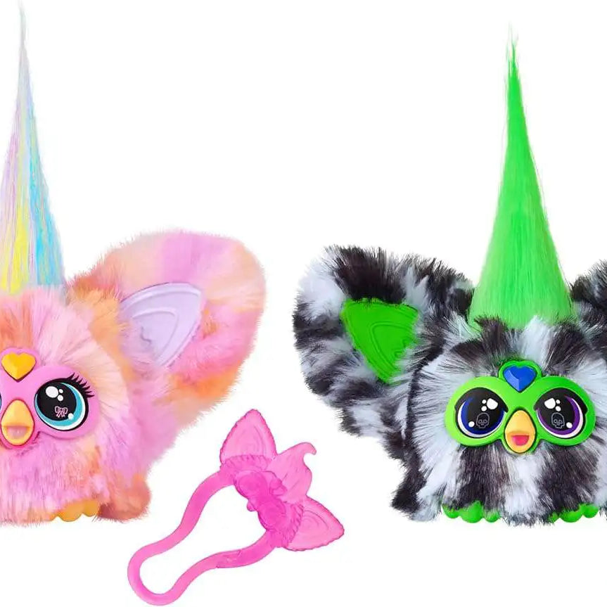 Hasbro - Mini Furby Furblets May-May and Greenie-Meanie 2-Pack Toys