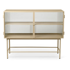 Ferm Living - Haze Striped Glass and Metal Console | Beige