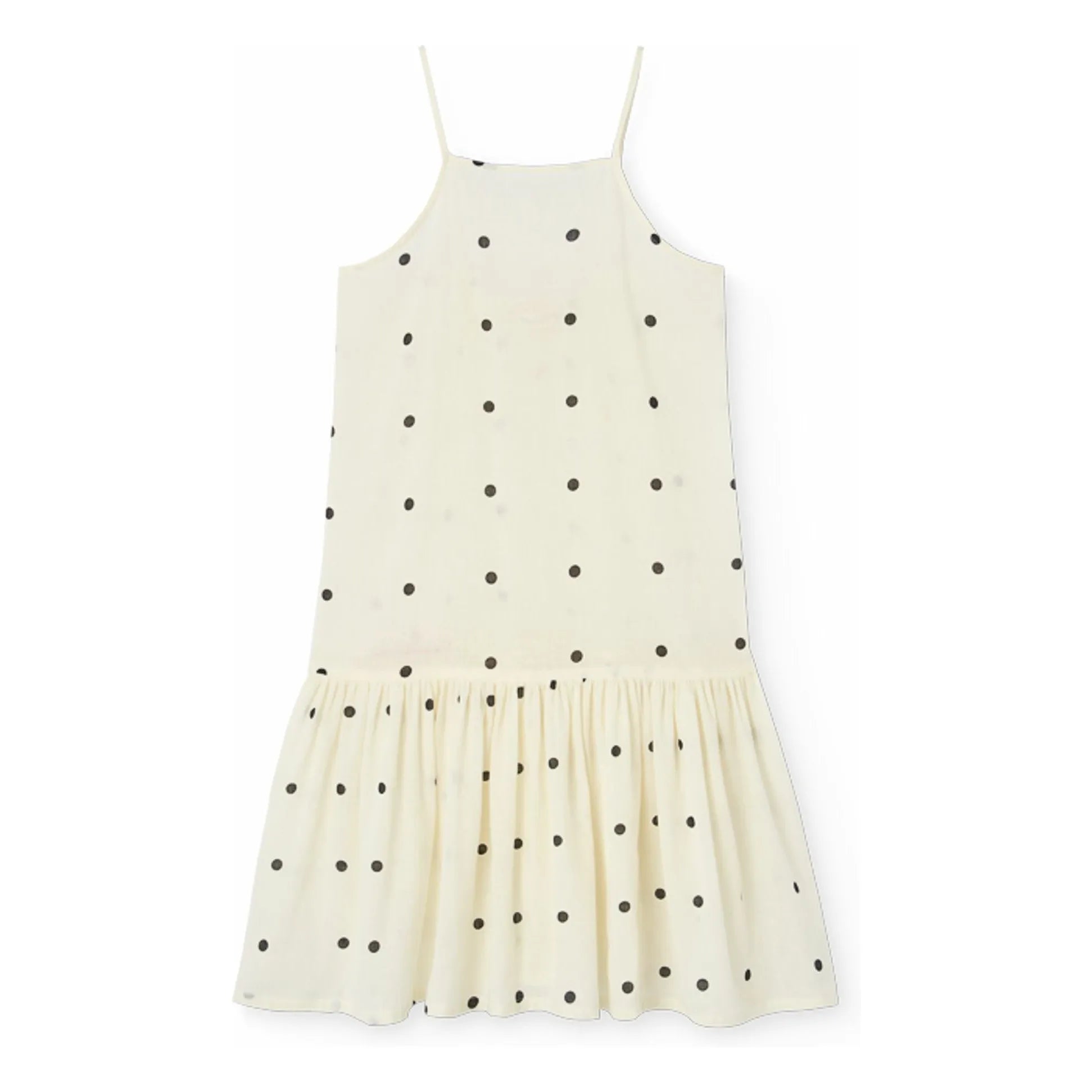 The Animals Observatory - Polka Dot Patterned Hummingbird Dress | White