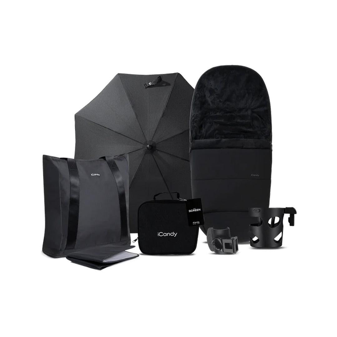 iCandy Core 2 Complete Travel Bundle with Cocoon 360 and Base-Travel Systems-Sandstone- | Natural Baby Shower