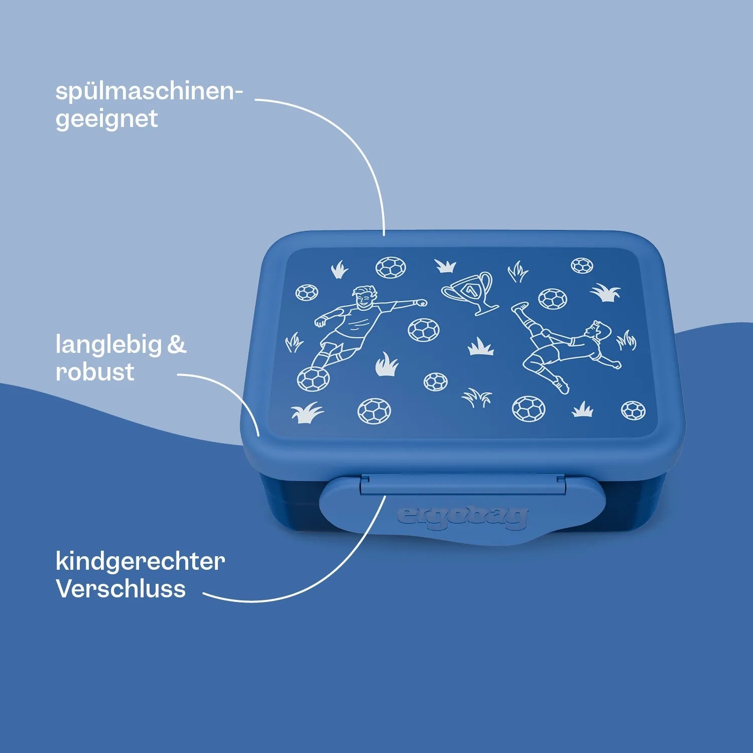 Ergobag - Plastic Beslenme Kutusu Dinosaur