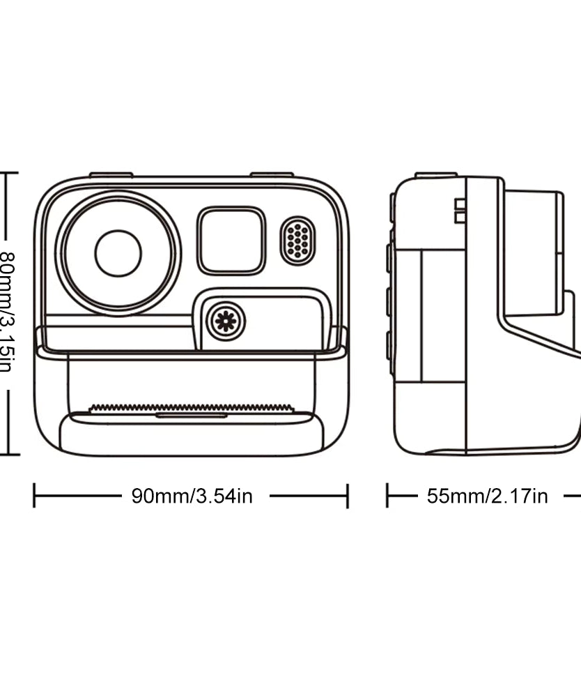 iPixi – Instant Print Digital Photo and Video Camera Pink