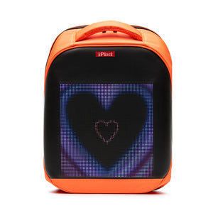 iPixi – Medium Orange Backpack with LED Screen
