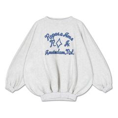 Repose AMS - Iris Bouffant Sweat Organic Cotton | Heather White