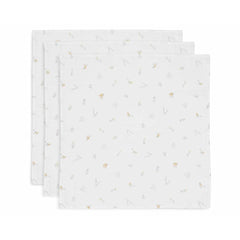 Jollein 3 Pack Muslin Cloth 70x70cm - Lovely Birds-Muslin Squares-Lovely Birds- | Natural Baby Shower