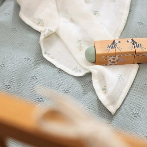 Jollein 3 Pack Washcloth Muslin 15x20cm - Lovely Birds-Washcloths-Lovely Birds- | Natural Baby Shower