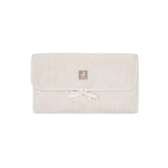 Jollein Changing Pad With Storage Pockets Cloudy Rib - Oatmeal-Changing Mats-Oatmeal- | Natural Baby Shower