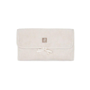 Jollein Changing Pad With Storage Pockets Cloudy Rib - Oatmeal-Changing Mats-Oatmeal- | Natural Baby Shower