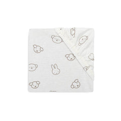 Jollein Fitted Jersey Sheet Jersey 60x120cm - Miffy And Friends-Mattress Protectors-Miffy And Friends-60x120cm | Natural Baby Shower