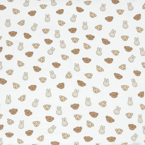 Jollein 3 Pack Small Muslin Cloth 70x70cm - Miffy And Friends-Muslin Squares-Miffy And Friends- | Natural Baby Shower