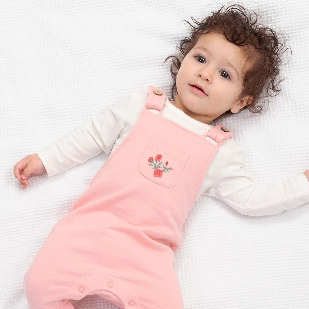 Kite Dungarees - Rosey Posey-Dungarees-Rosey Posey-0-3m | Natural Baby Shower