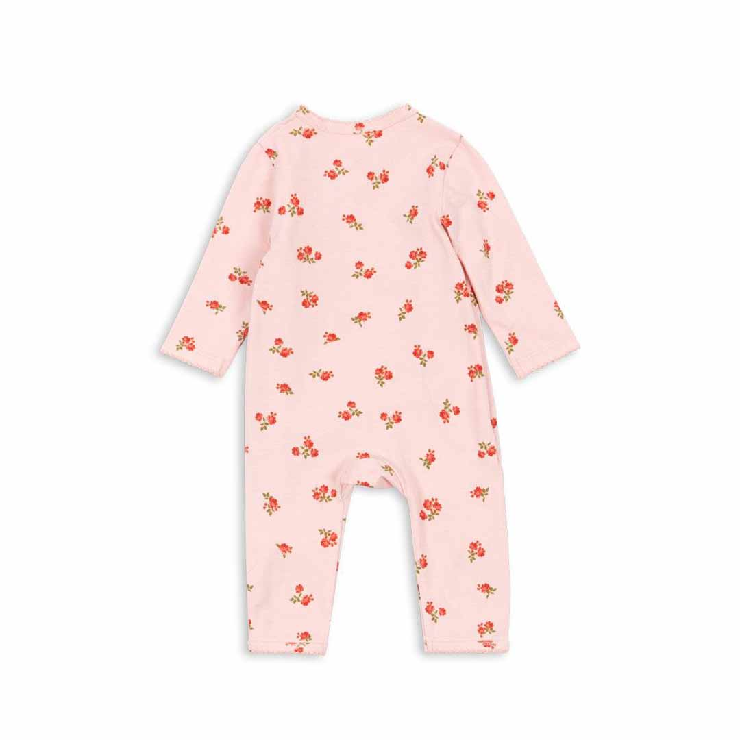 Konges Slojd Basic Newborn Onesie - Rosa Pink-Bodysuits-Rosa Pink-3m | Natural Baby Shower