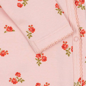 Konges Slojd Basic Newborn Onesie - Rosa Pink-Bodysuits-Rosa Pink-3m | Natural Baby Shower