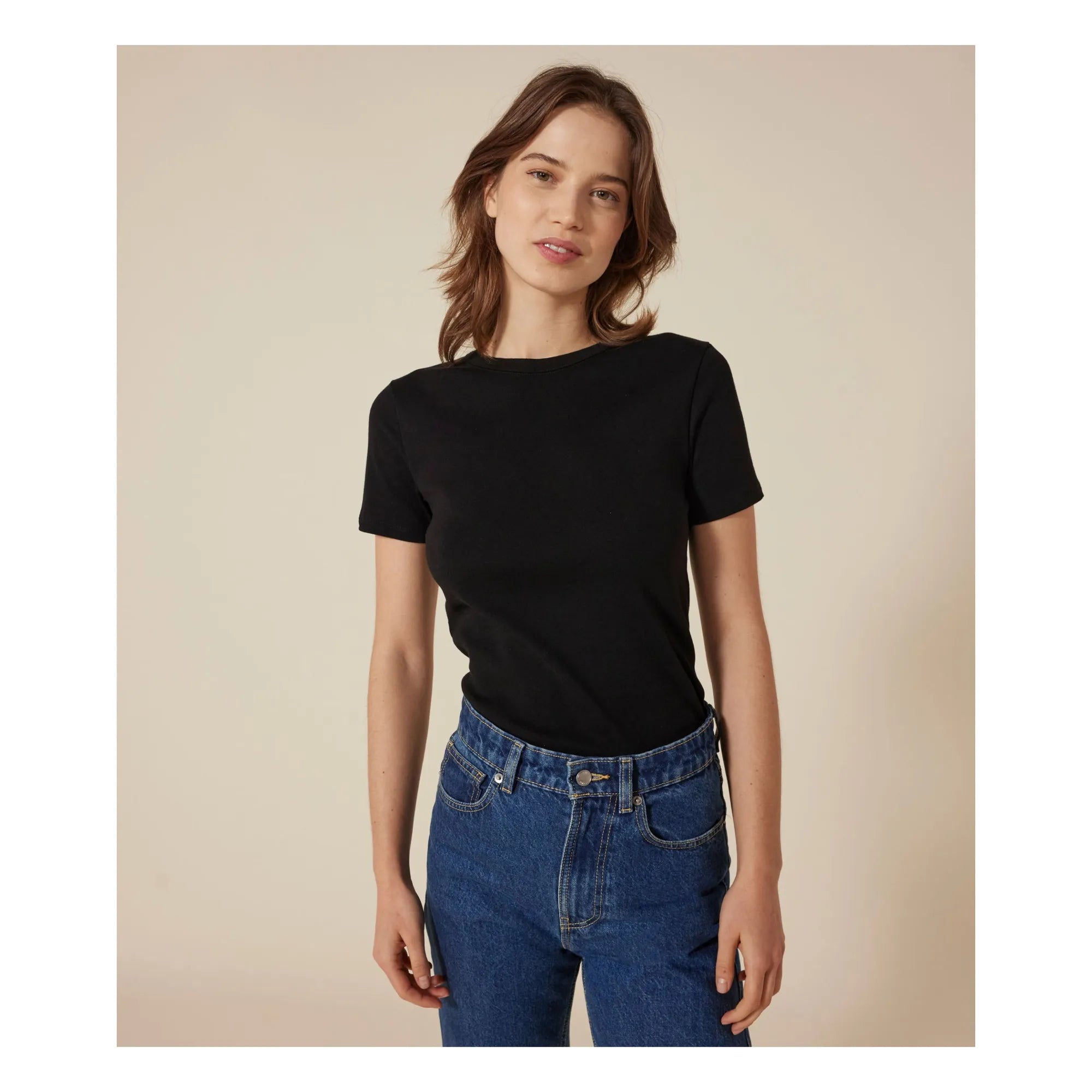 Petit Bateau - l'Iconique Tişört - Kadın Koleksiyonu | Siyah