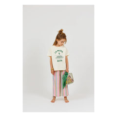 Arsène et Les Pipelettes - La Pasta E Basta Organic Cotton T-Shirt | Ecru