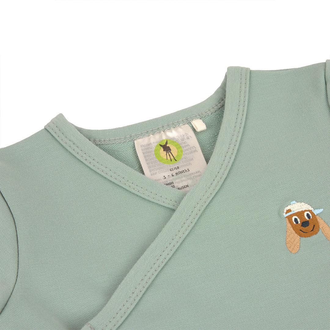 Lassig Romper GOTS - Granite Green-Rompers-Granite Green-0-2m | Natural Baby Shower