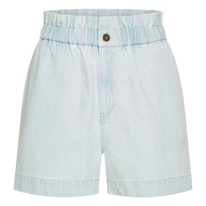 By Bar - Leon Cotton Shorts | Denim Blue