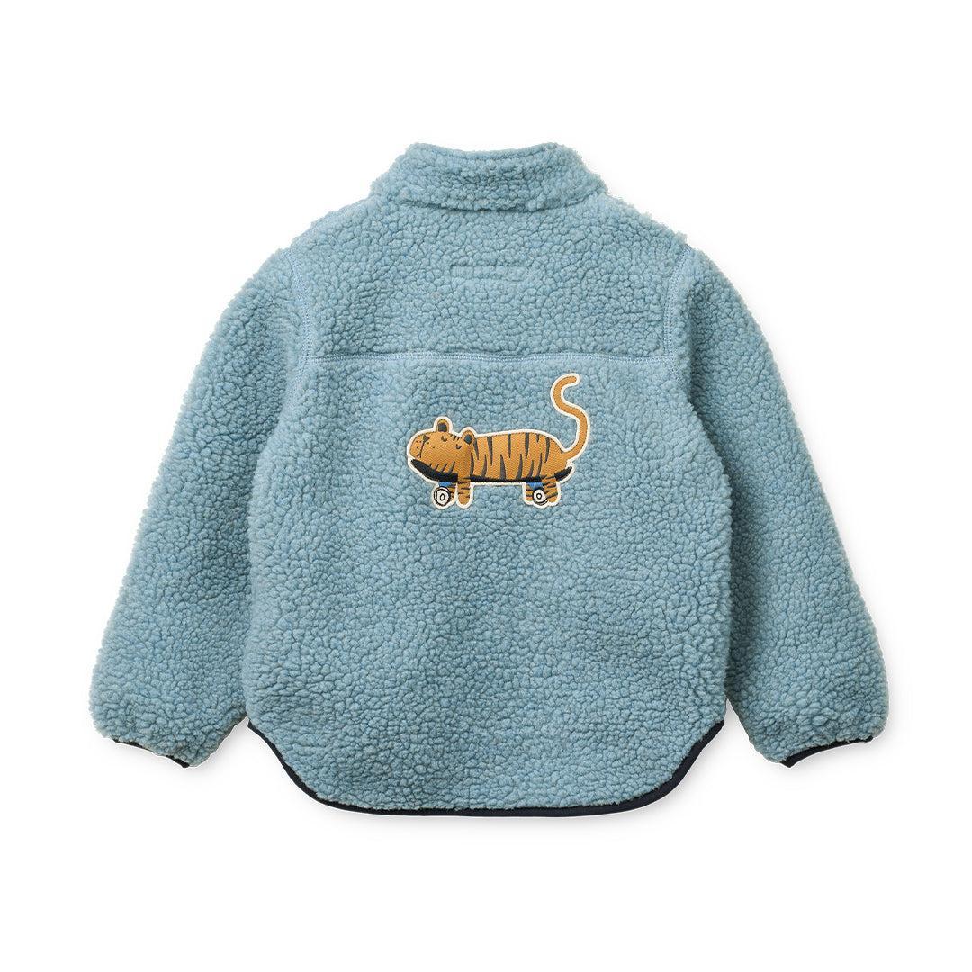 Liewood Nolan Pile Jacket - Beach Blue-Coats-Beach Blue-80 | Natural Baby Shower