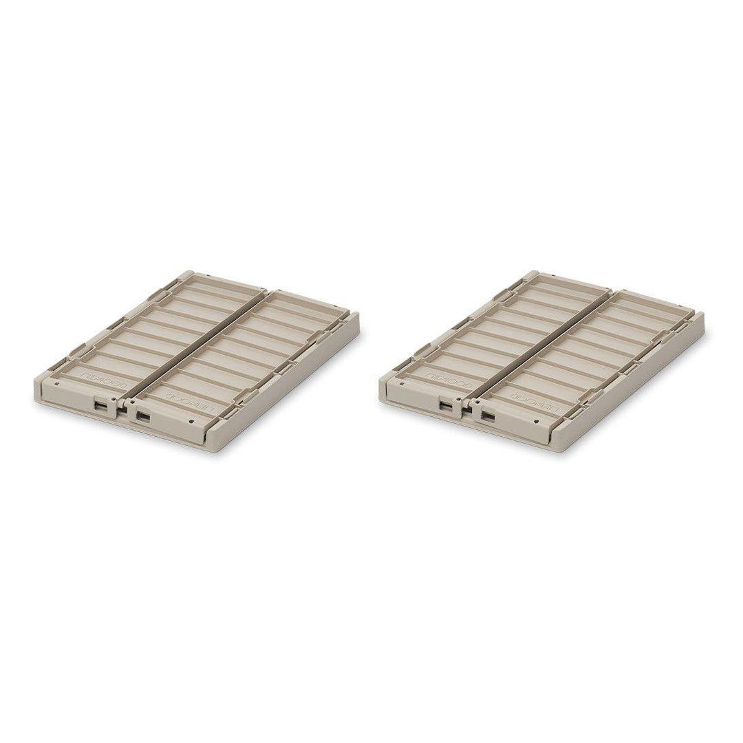 Liewood Weston Storage Boxes - Sandy - Medium - 2 Pack-Storage- | Natural Baby Shower