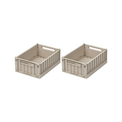 Liewood Weston Storage Boxes - Sandy - Small - 2 Pack-Storage- | Natural Baby Shower
