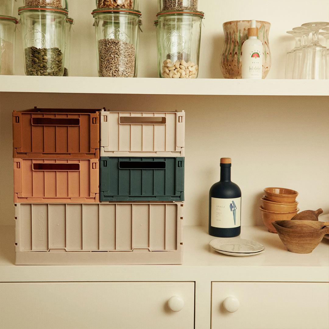 Liewood Weston Storage Boxes - Tuscany Rose - Medium - 2 Pack-Storage- | Natural Baby Shower