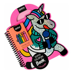 Omy - Lily Sticker Coloring Book