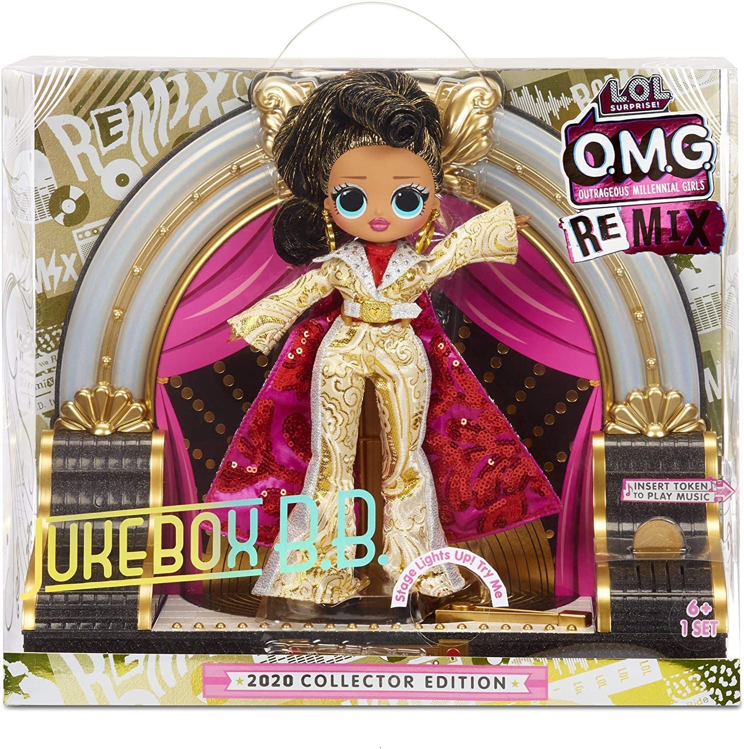 LOL Omg - Remix Jukebox BB Music Box Light and Sound Special Collection Doll