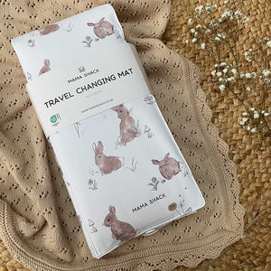 Mama Shack Foldable Travel Mat - Bunnies-Travel Changing Mats-Bunnies- | Natural Baby Shower