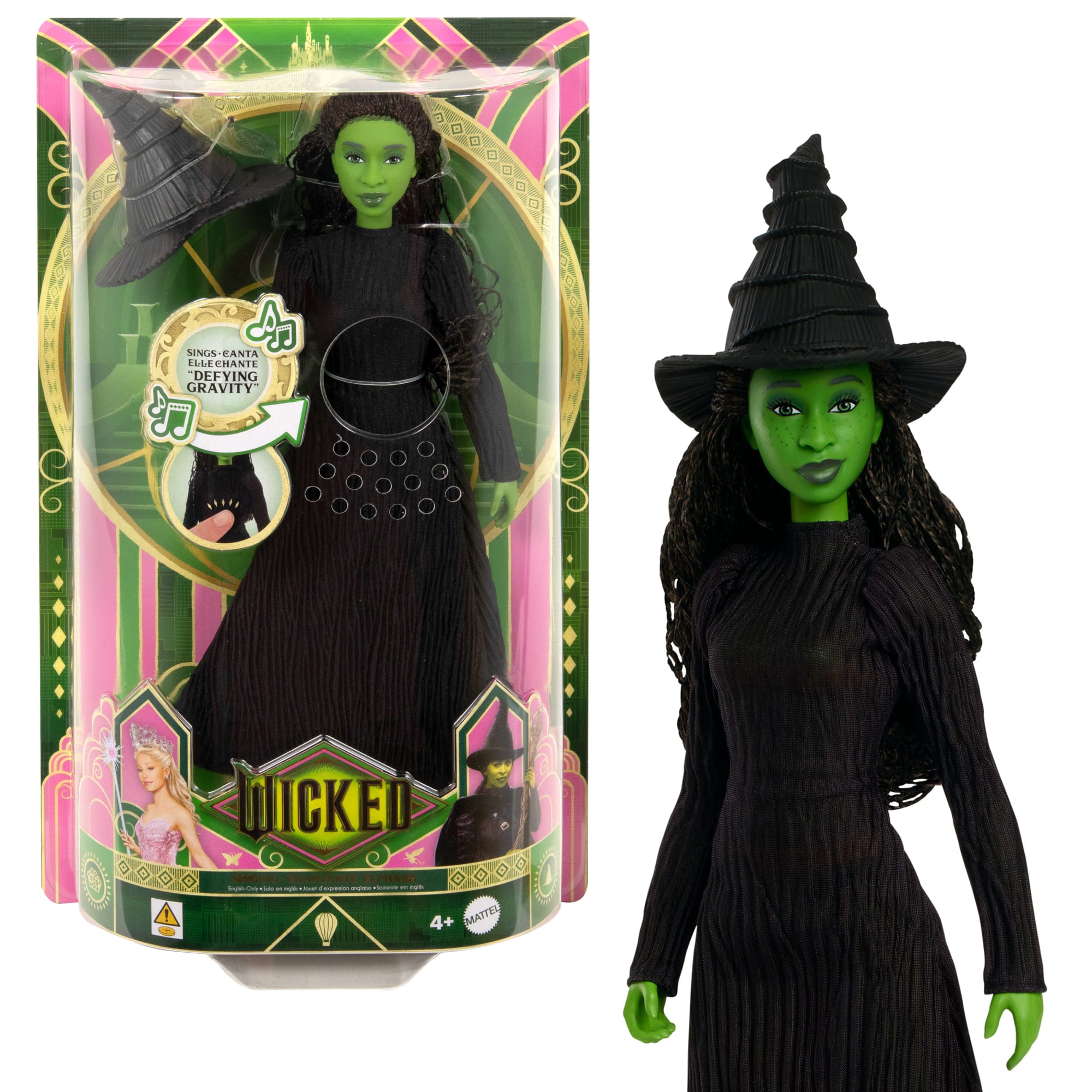 Mattel - Wicked Elphaba Singing Sound Collectible Toy Doll