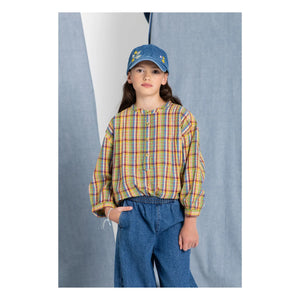 Hundred Pieces - Maxine Checked Blouse | Green