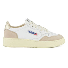 Autry - Medalist Low Leather/Suede Sneakers | Gold