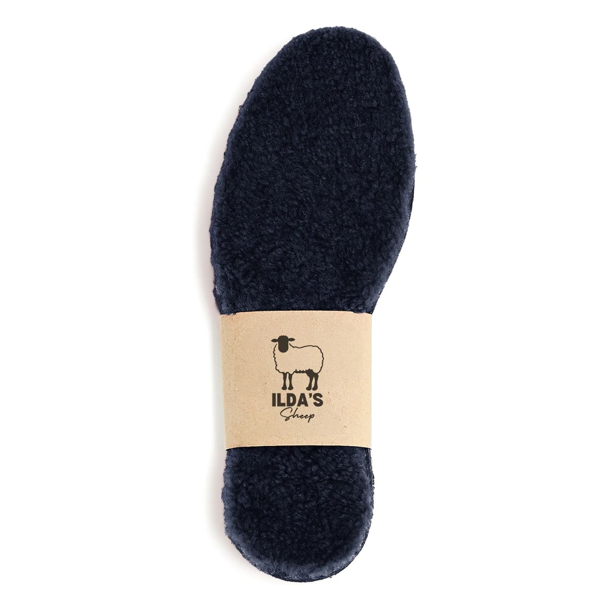 ILDA'S Sheep - Merino Wool and Cork Soles | Navy Blue