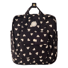 Rylee + Cru - Mini Heart Backpack | Black