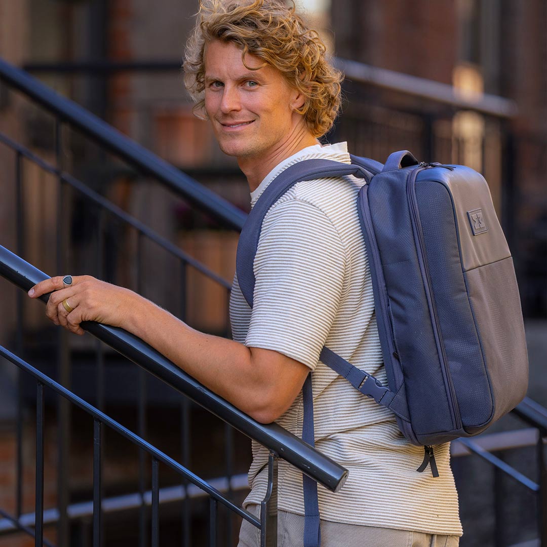 MiniMeis G5 Backpack - Dusk Blue-Changing Bags-Dusk Blue- | Natural Baby Shower