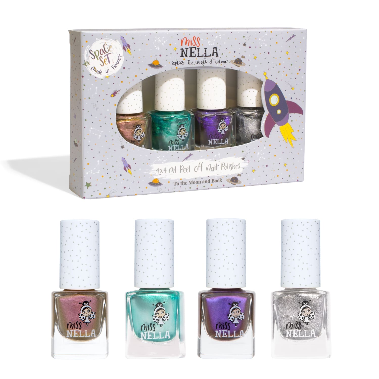 Miss Nella - pace Collection 4-piece Nail Polish Set