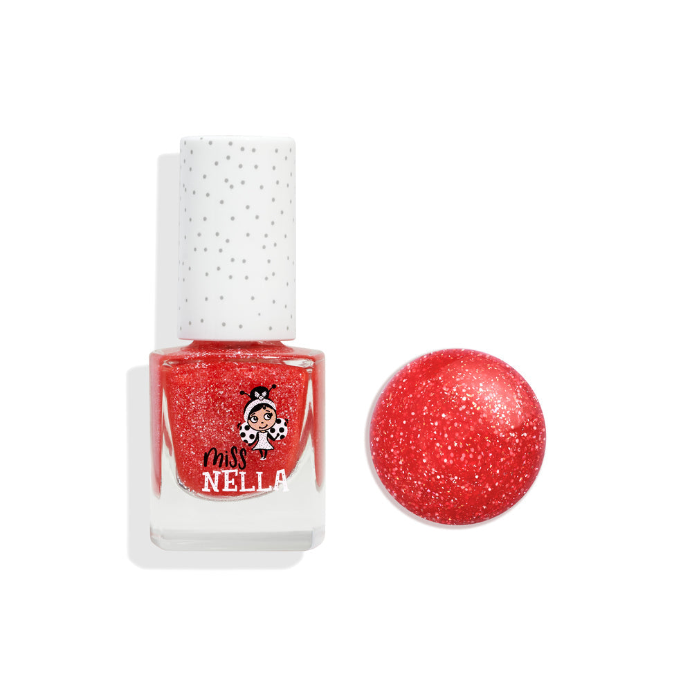 Miss Nella - Bright Red Peelable Nail Polish