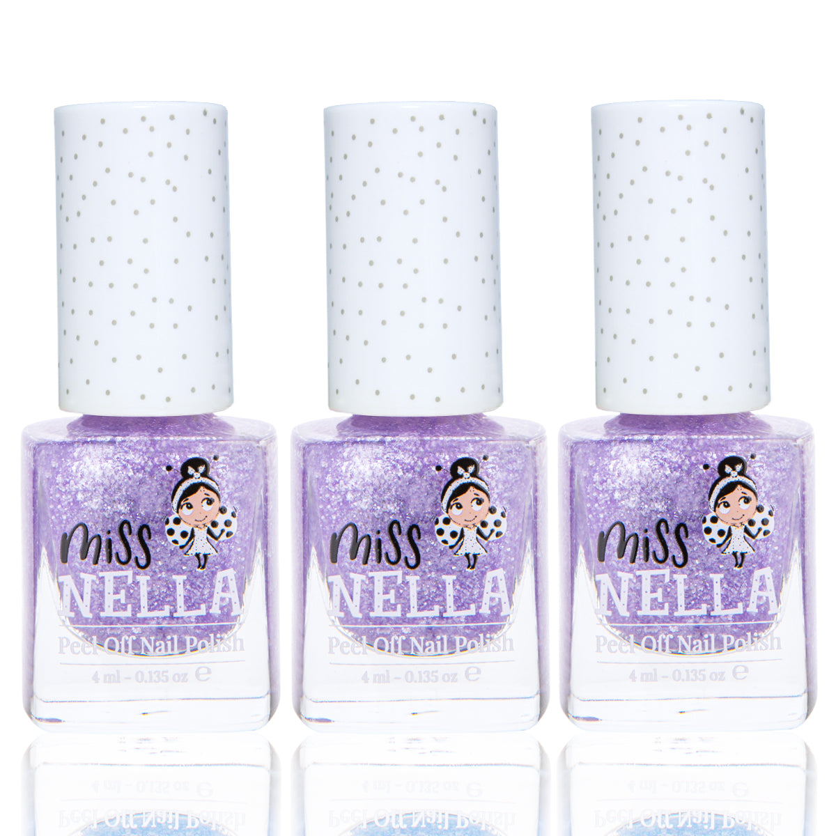 Miss Nella - Glitter Lilac Peel-Off Nail Polish