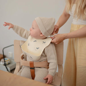 Mushie Silicone Bib - Whales-Bibs-Whales- | Natural Baby Shower