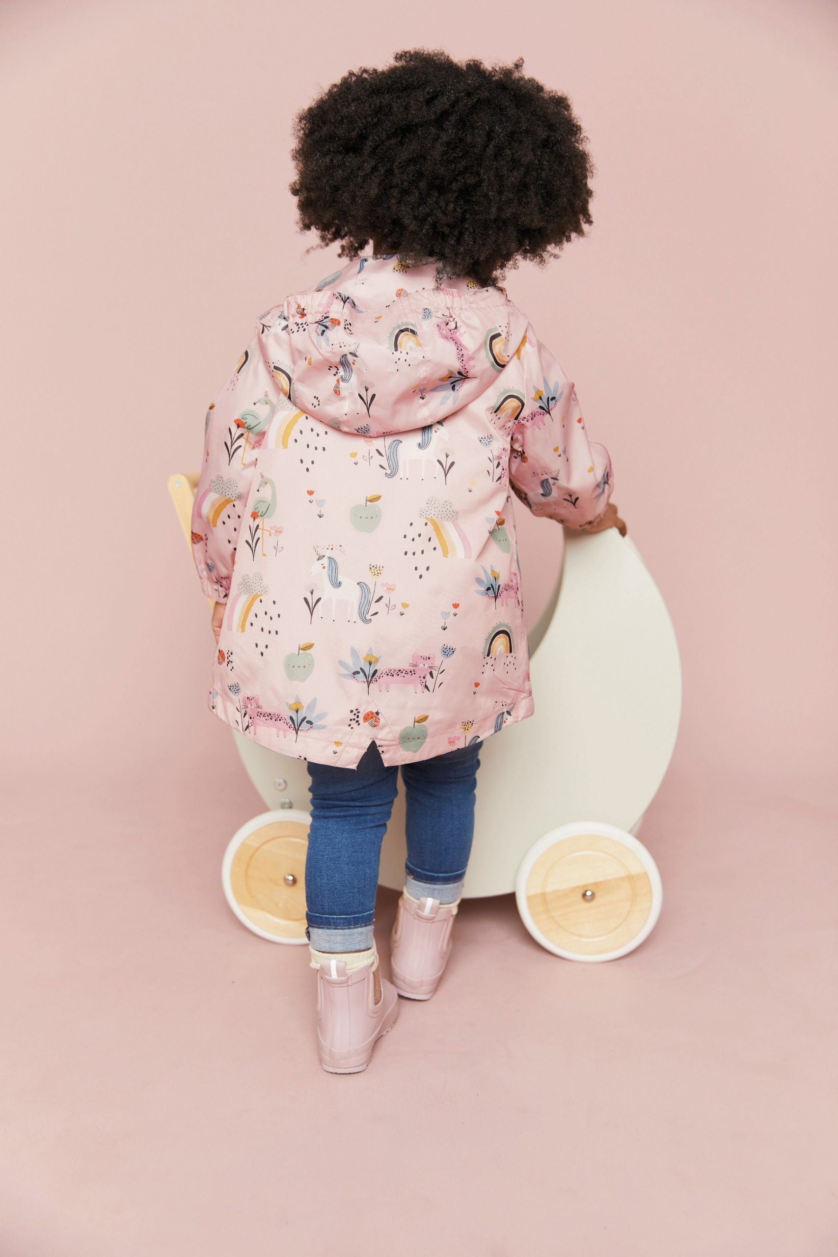 Next - Happy Sustainable Girl's Jacket Raincoat - 3-4 Years 