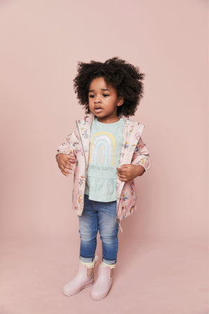 Next - Happy Sustainable Girl's Jacket Raincoat - 5-6 Years 