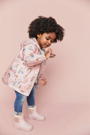 Next - Happy Sustainable Girl's Jacket Raincoat - 7-8 Years 