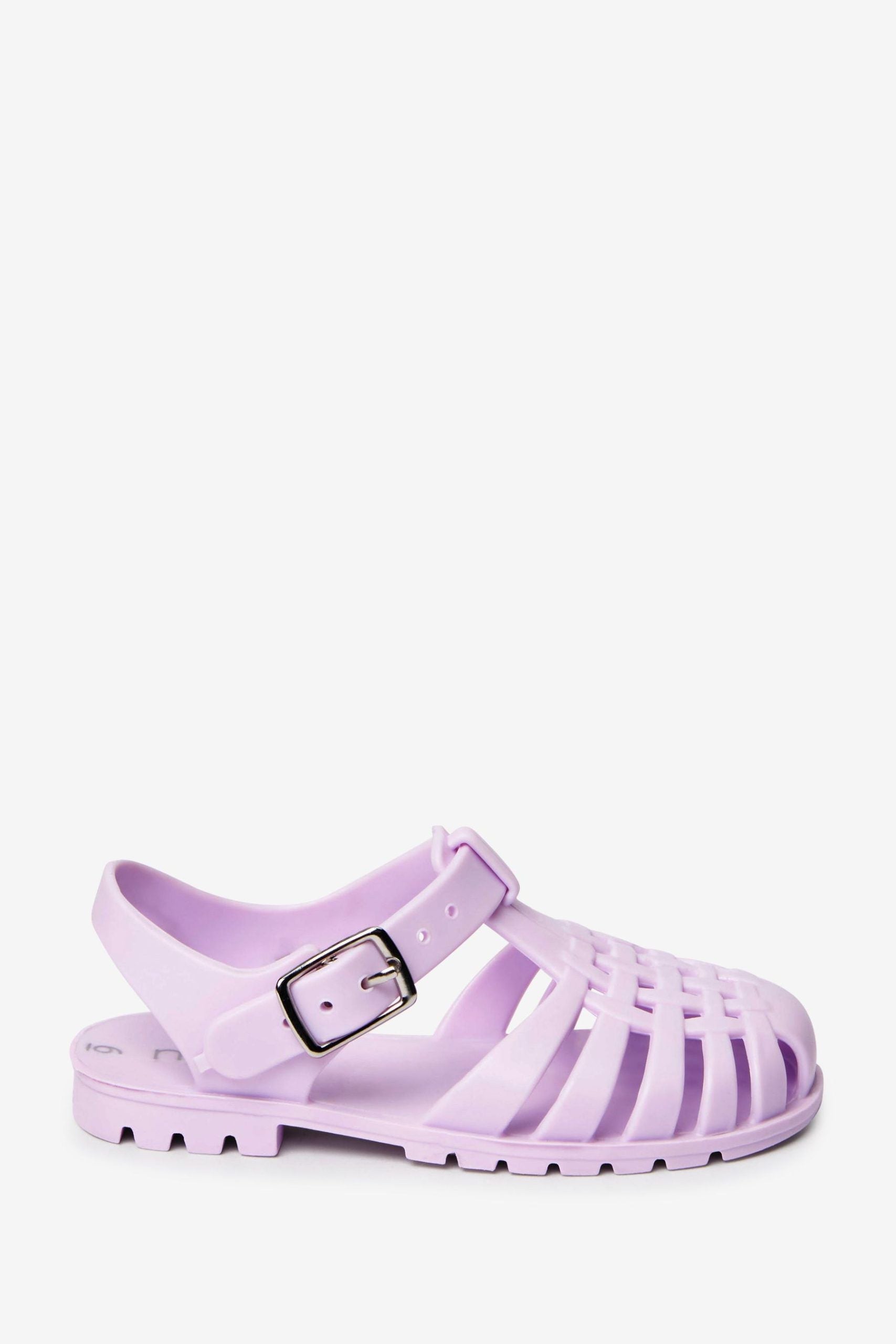Next - Girls Jelly Jelly Lilac Sandals - 25.5 