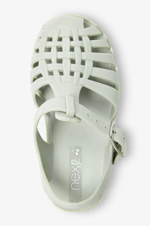 Next - Girls Jelly Jelly Mint Green Sandals - 30.5 