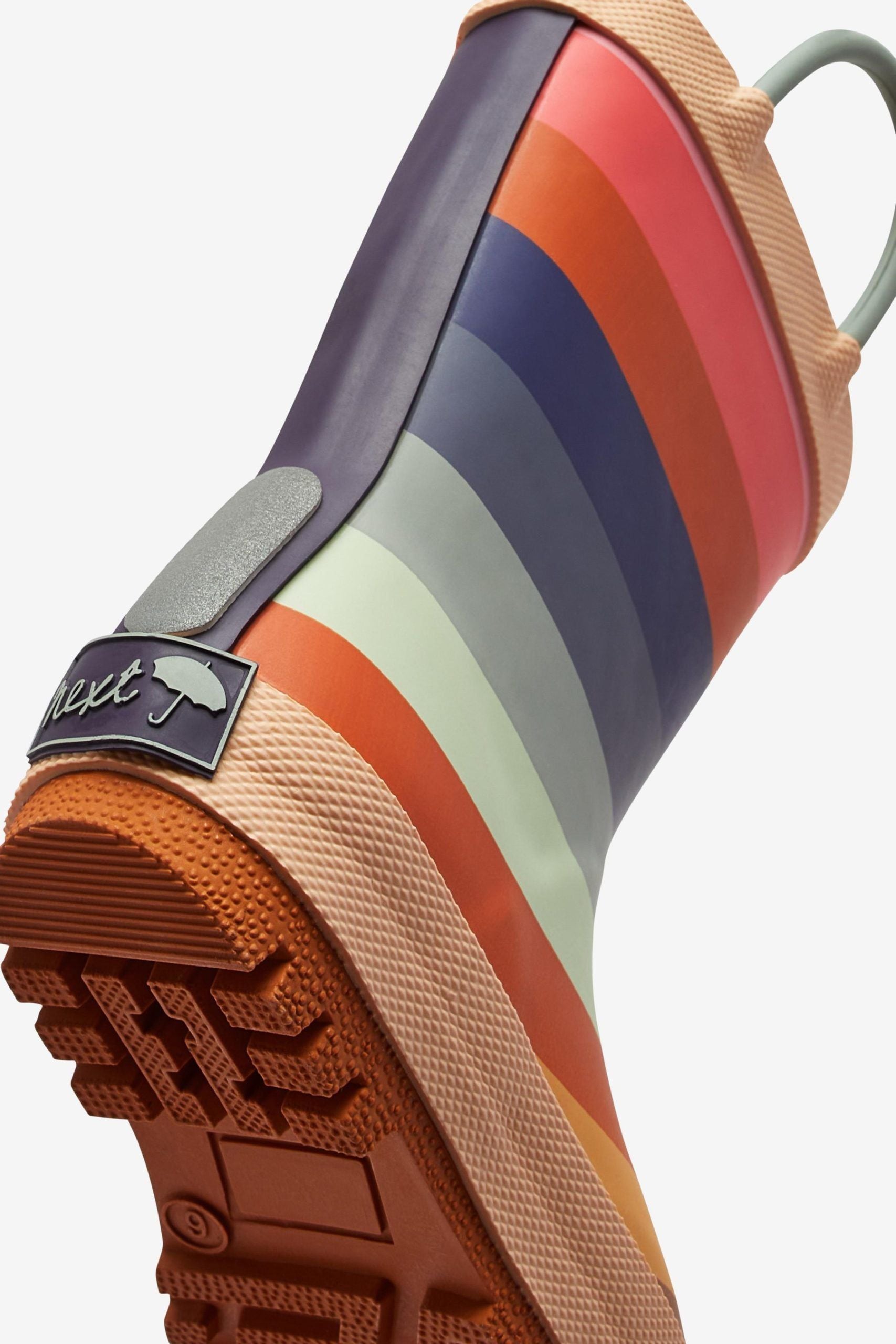 Next - Girl Soft Rainbow Winter and Rain Boots - 25.5 