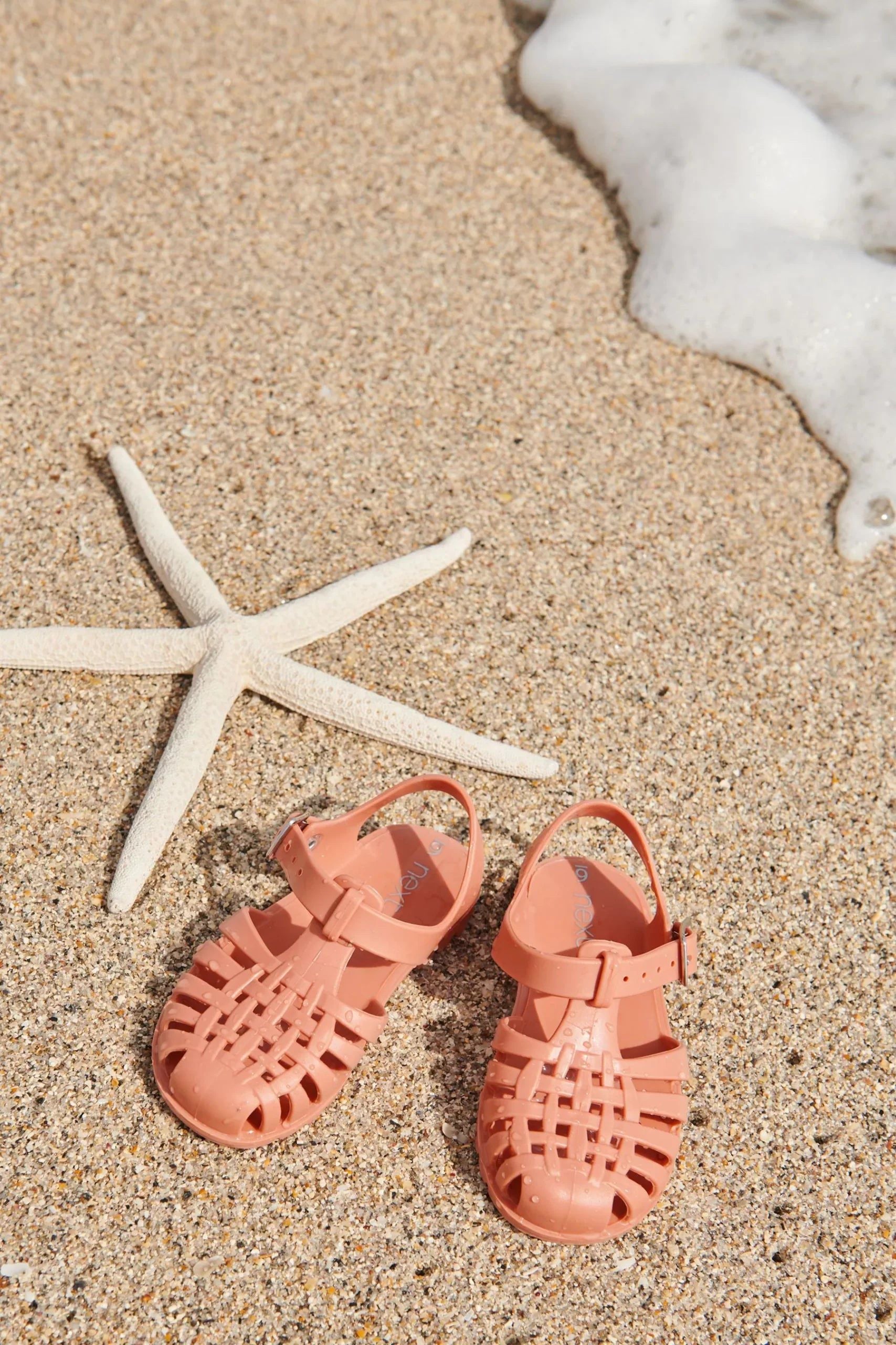 Next - Girls and Boys Jelly Jelly Light Brown Sandals - 25.5 