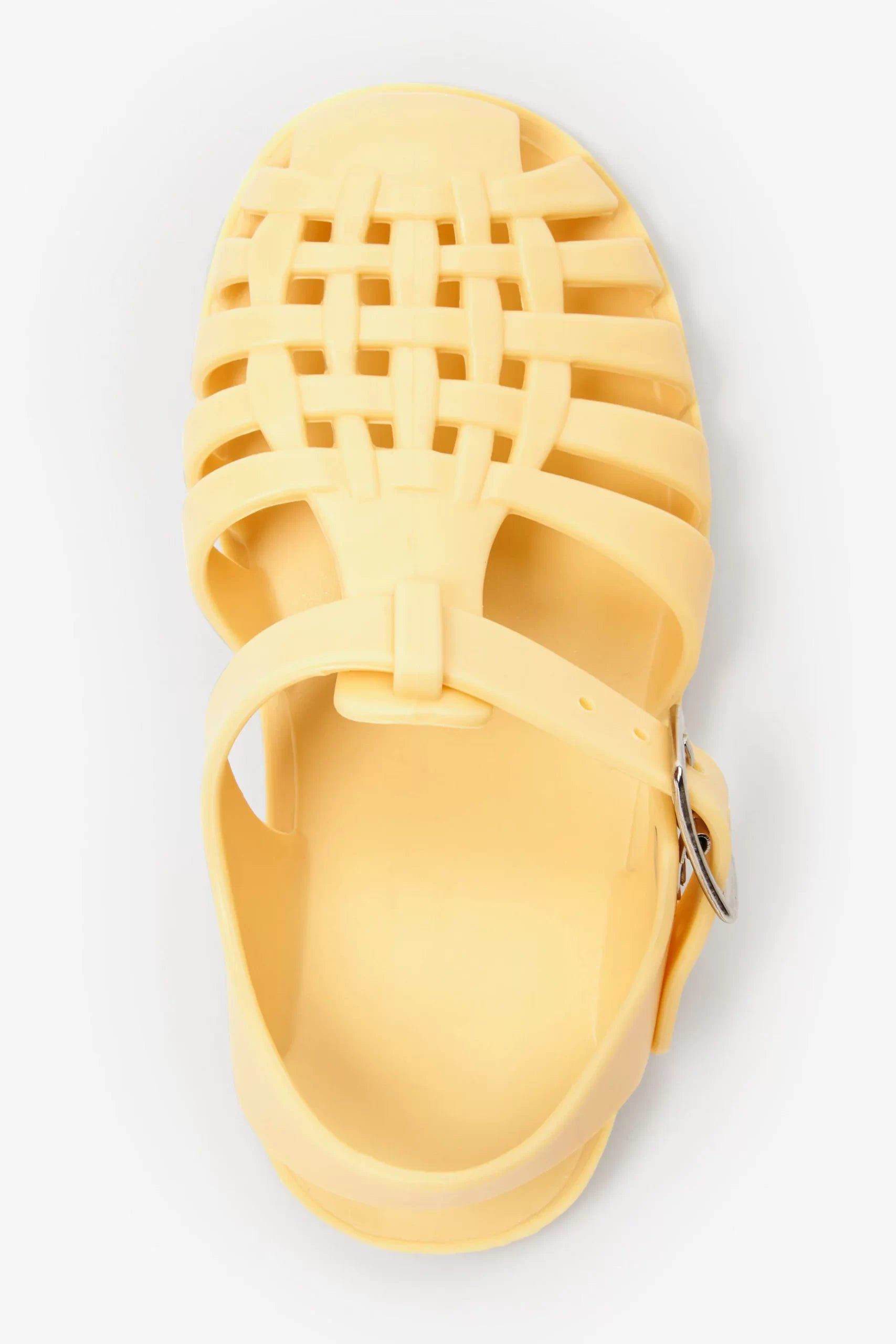 Next - Girls and Boys Jelly Jelly Light Yellow Sandals - 26.5 