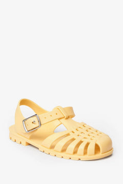 Next - Girls and Boys Jelly Jelly Light Yellow Sandals - 28 