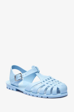 Next - Girls and Boys Jelly Jelly Baby Blue Sandals - 25.5