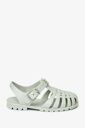 Next - Girls and Boys Jelly Jelly Mint Green Sandals - 33 
