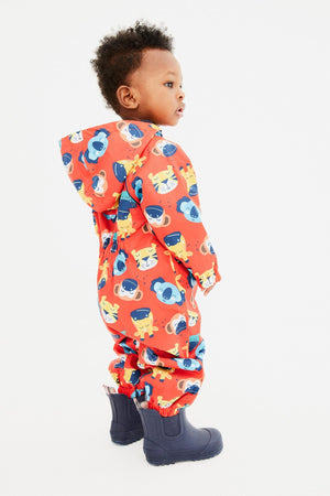 Next - Polar Lined Animal Patterned Children's Raincoat - 2-3 Years 
